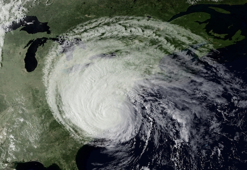 Hurricane Isabel landfall