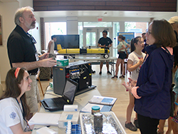 Mike Unger & Kristen Prossner describe how VIMS' biosensor uses antibodies to detect oil spills and other threats in our water.