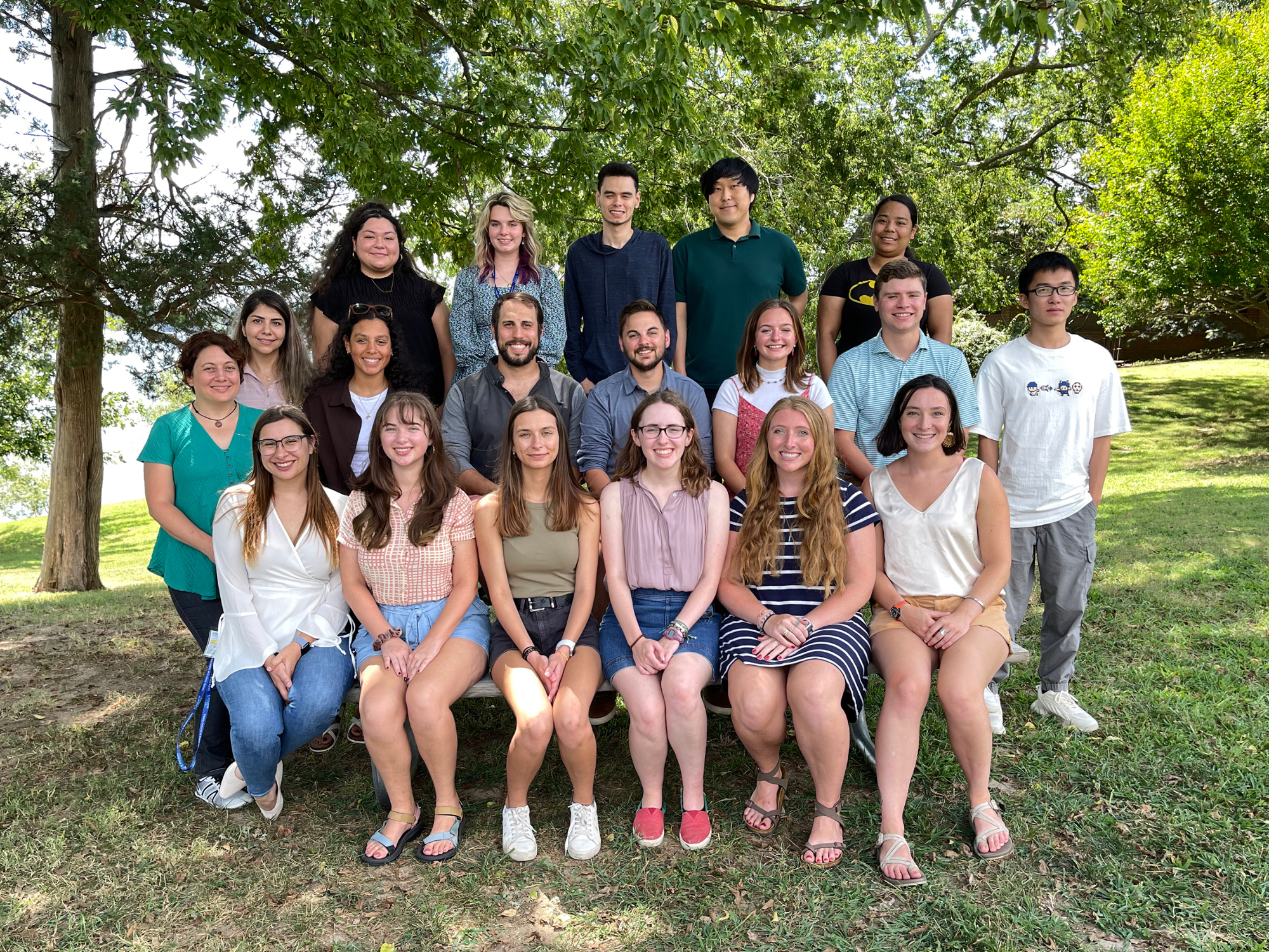 From L (top): Andie Munoz, Mary Beth Armstrong, Zabdiel Roldan Ayala, Dongyoung Back, Latoya Cherry, (middle) Kristina Delia, Ima Hosseinzadeh, Nihal Guennouni, Tyler Messerschmidt, Mickie Edwards, Amy Nicholson, Reid Calhoun, Zhiyun Du, (bottom) Amanda Salmoiraghi, Emma Wilkinson, Olivia Szot, Alexa Labossiere, Kaite Cisz, Ellie Gellerson